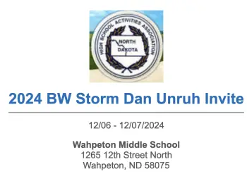 2024 BW Storm Dan Unruh Invite Final Results
